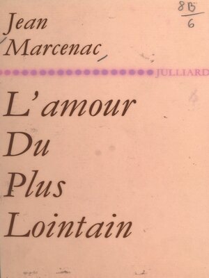 cover image of L'amour du plus lointain